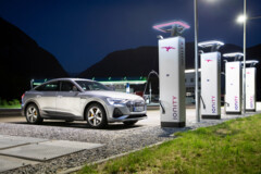 Charging Audi eTron Coupe